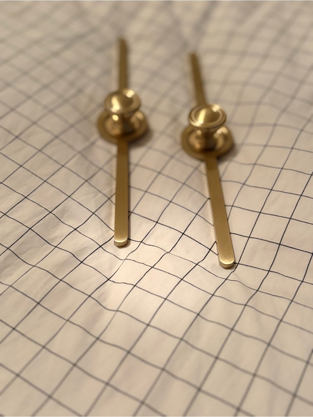 Brushed Brass Gold-Tone Hardware (listing 4) - Picture 9 of 9